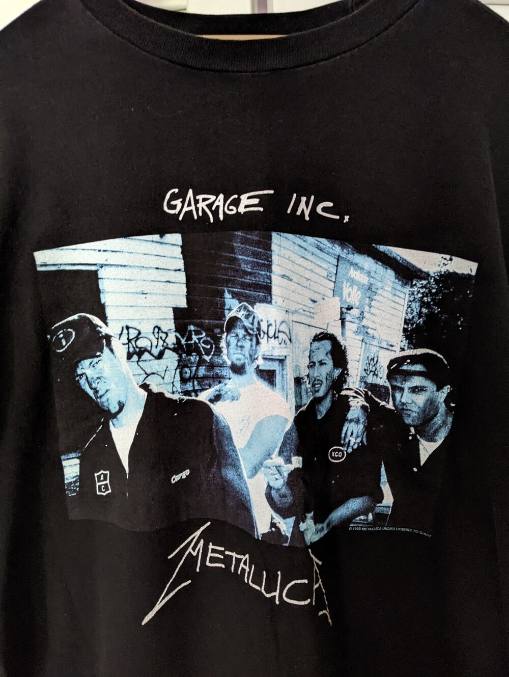 Vintage Garage Metallica Short-Sleeve Graphic Tee - 2-sided Graphics - Picture 5 of 5